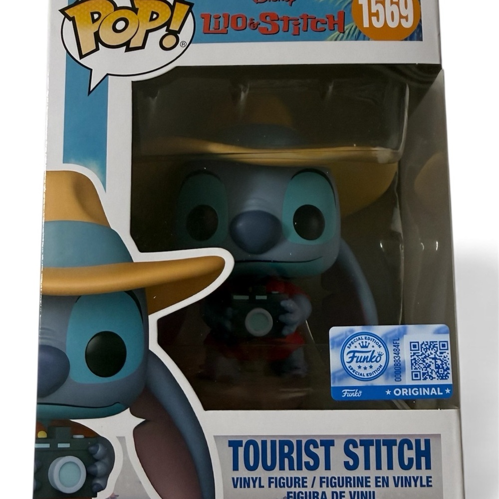 Funko Collectible Box with Gray and White Design